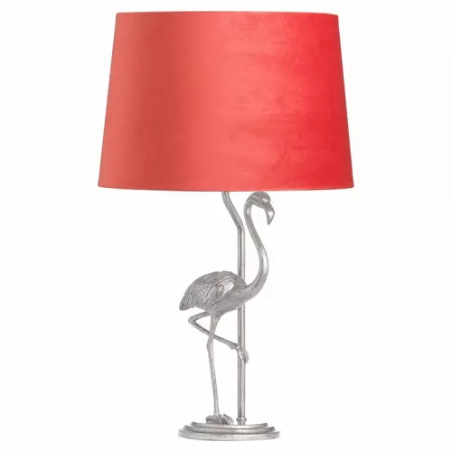 Feather outlet flamingo lamp